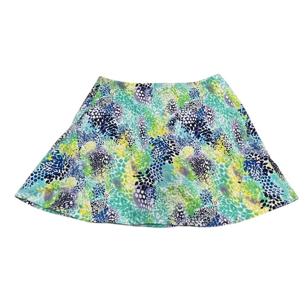 Ibkul Lessie Jade Womens Skort Skirt w/Built in Shorts Sz S Golf Tennis